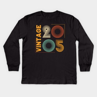 Vintage 2005 Limited Edition Kids Long Sleeve T-Shirt